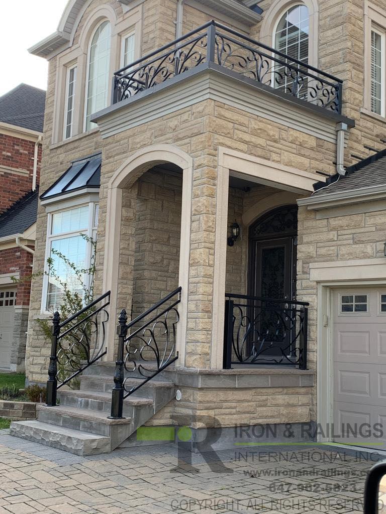 Iron Railing Members Exterior Iron Railings | Iron and Railings International Inc.
