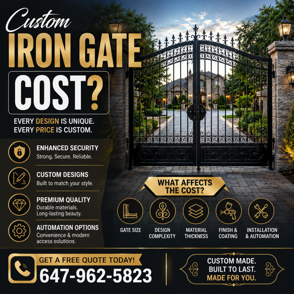 custom iron gate cost